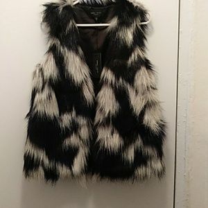 Faux fur vest